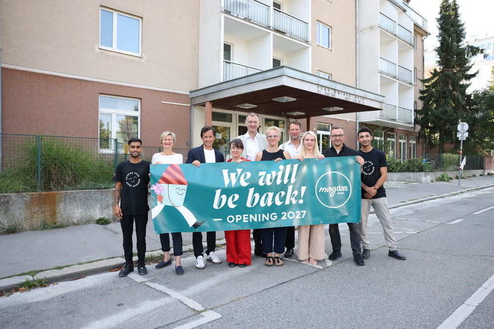 Baustart für zweites 'magdas'-Hotel der Caritas am Wiener Prater